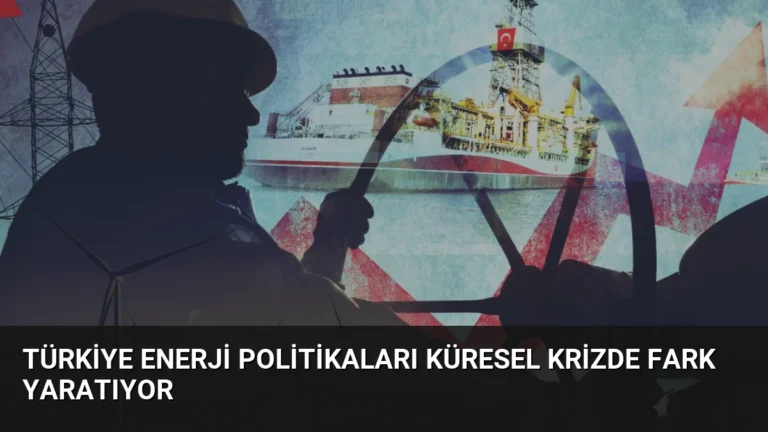 Türkiye Enerji Politikaları Küresel Krizde Fark Yaratıyor
