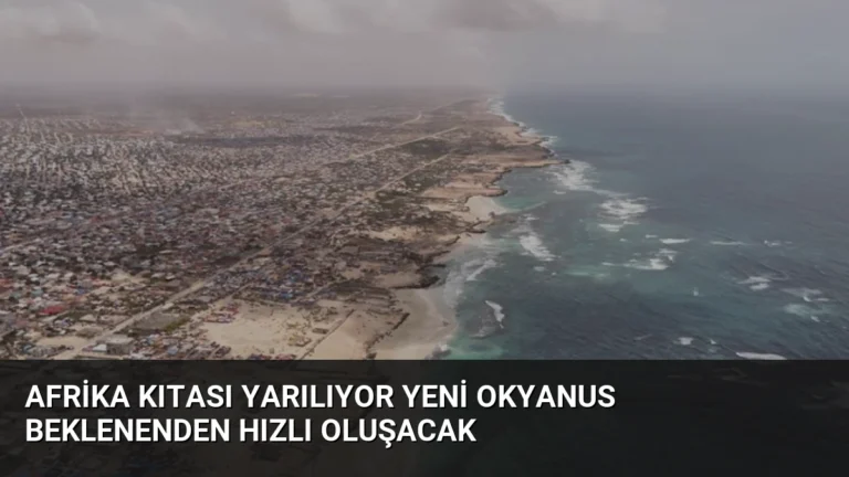 Afrika Kıtası Yarılıyor Yeni Okyanus Beklenenden Hızlı Oluşacak