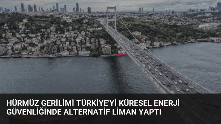 Hürmüz Gerilimi Türkiye’yi Küresel Enerji Güvenliğinde Alternatif Liman Yaptı