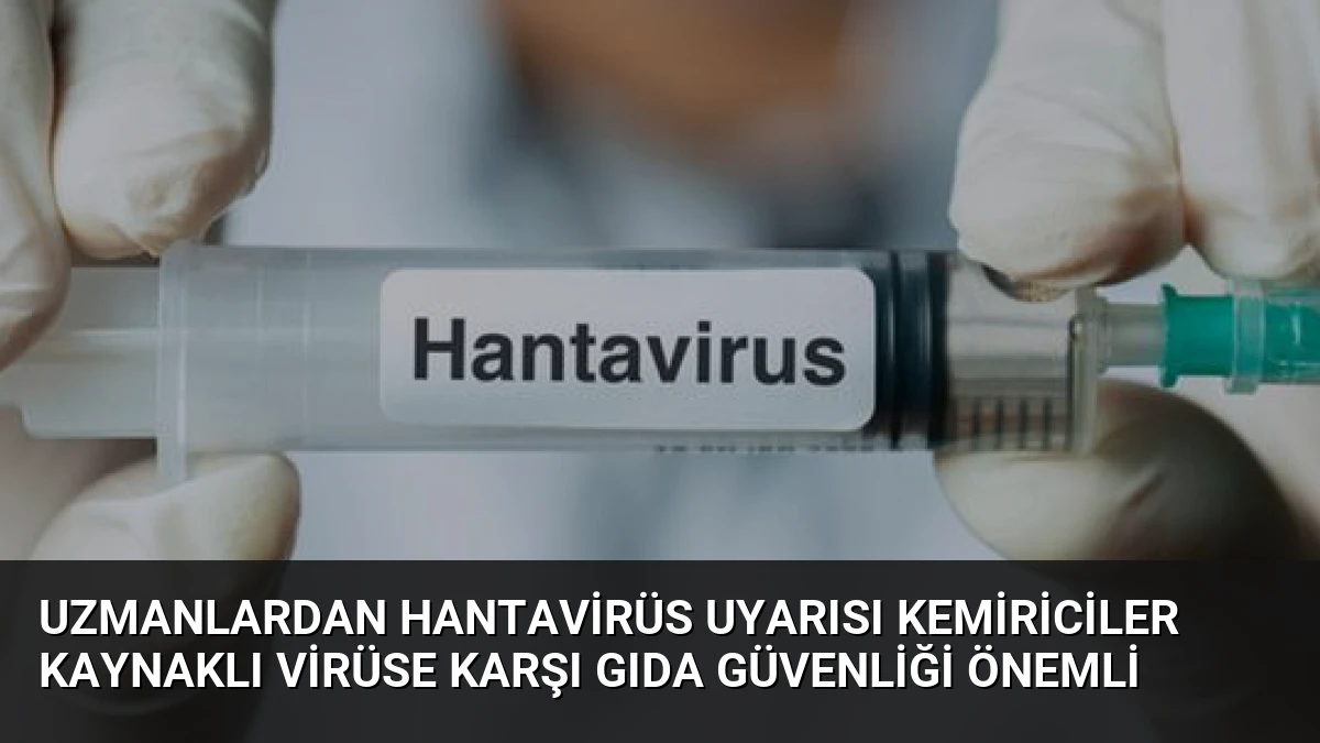 Uzmanlardan Hantavirüs Uyarısı Kemiriciler Kaynaklı Virüse Karşı Gıda Güvenliği Önemli