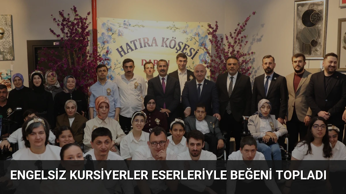 Engelsiz Kursiyerler Eserleriyle Beğeni Topladı