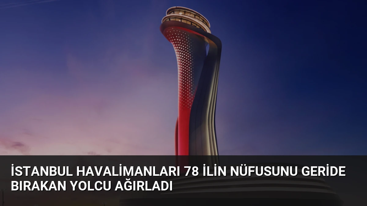 İstanbul Havalimanları 78 İlin Nüfusunu Geride Bırakan Yolcu Ağırladı