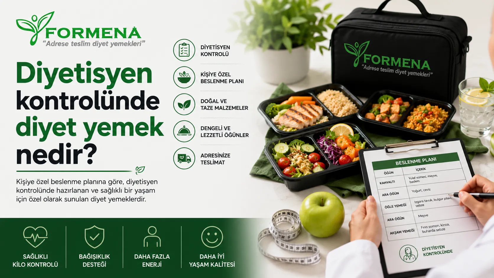 Diyetisyen kontrolünde diyet yemek nedir?