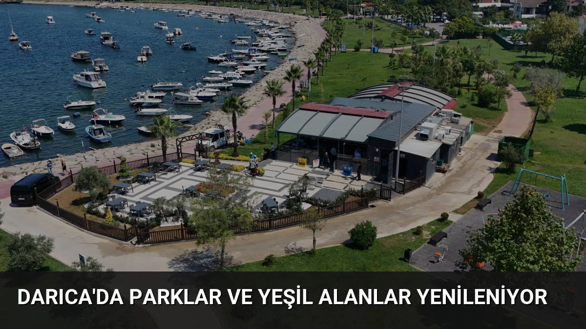 Darıca’da Parklar ve Yeşil Alanlar Yenileniyor