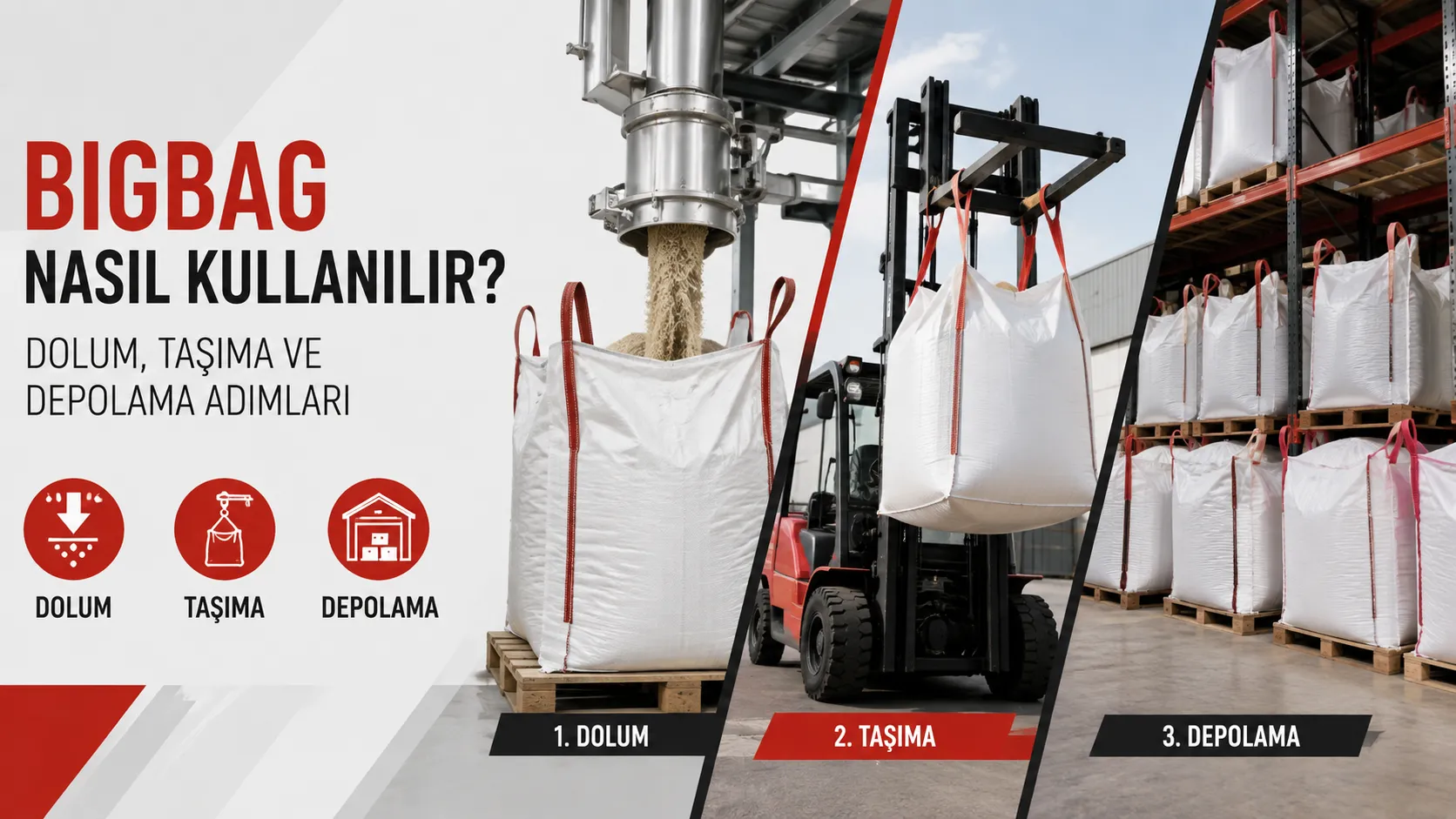 Bigbag Nasıl Kullanılır? Dolum, Taşıma ve Depolama Adımları