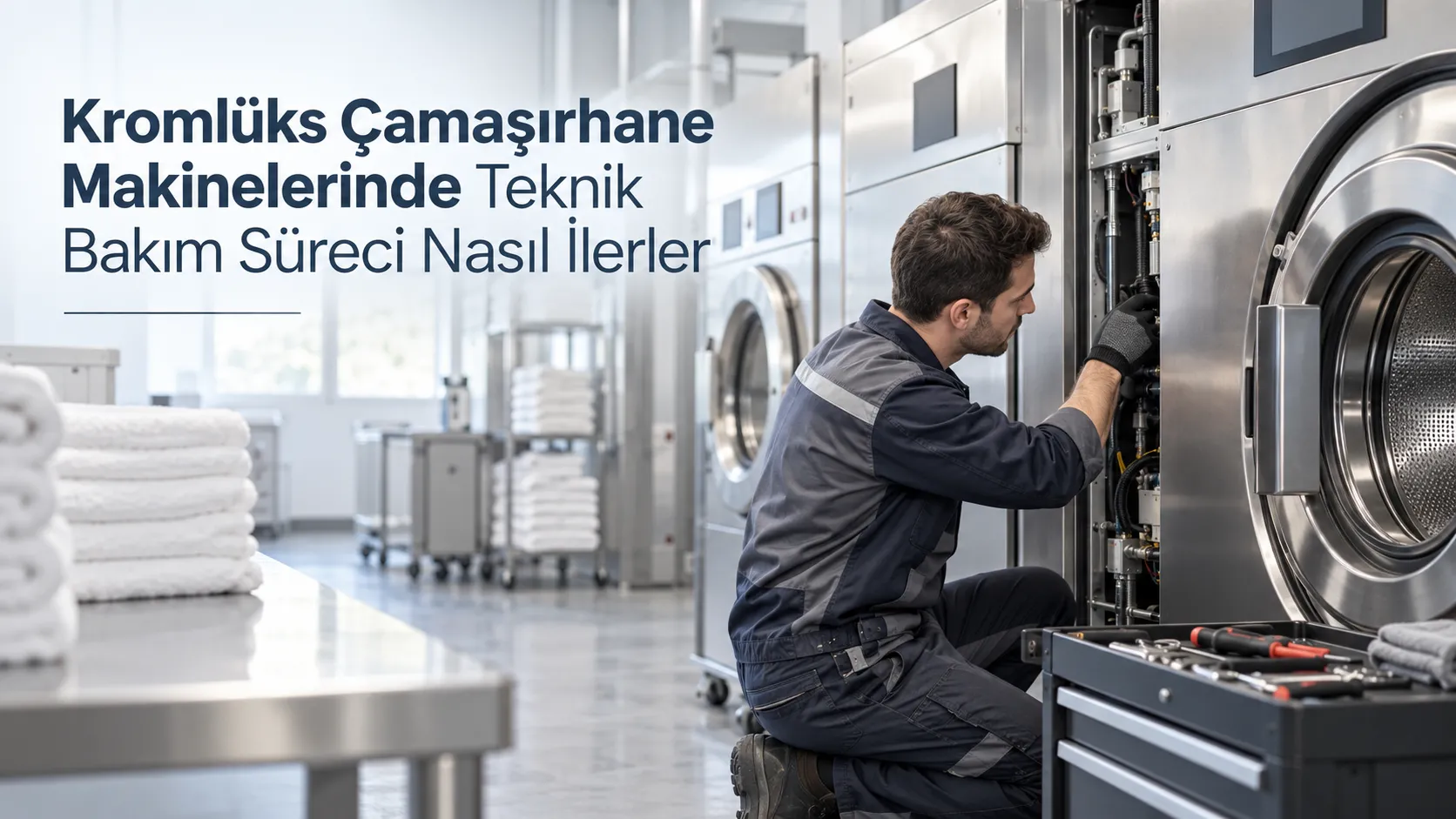 Kromlüks Çamaşırhane Makinelerinde Teknik Bakım Süreci Nasıl İlerler?