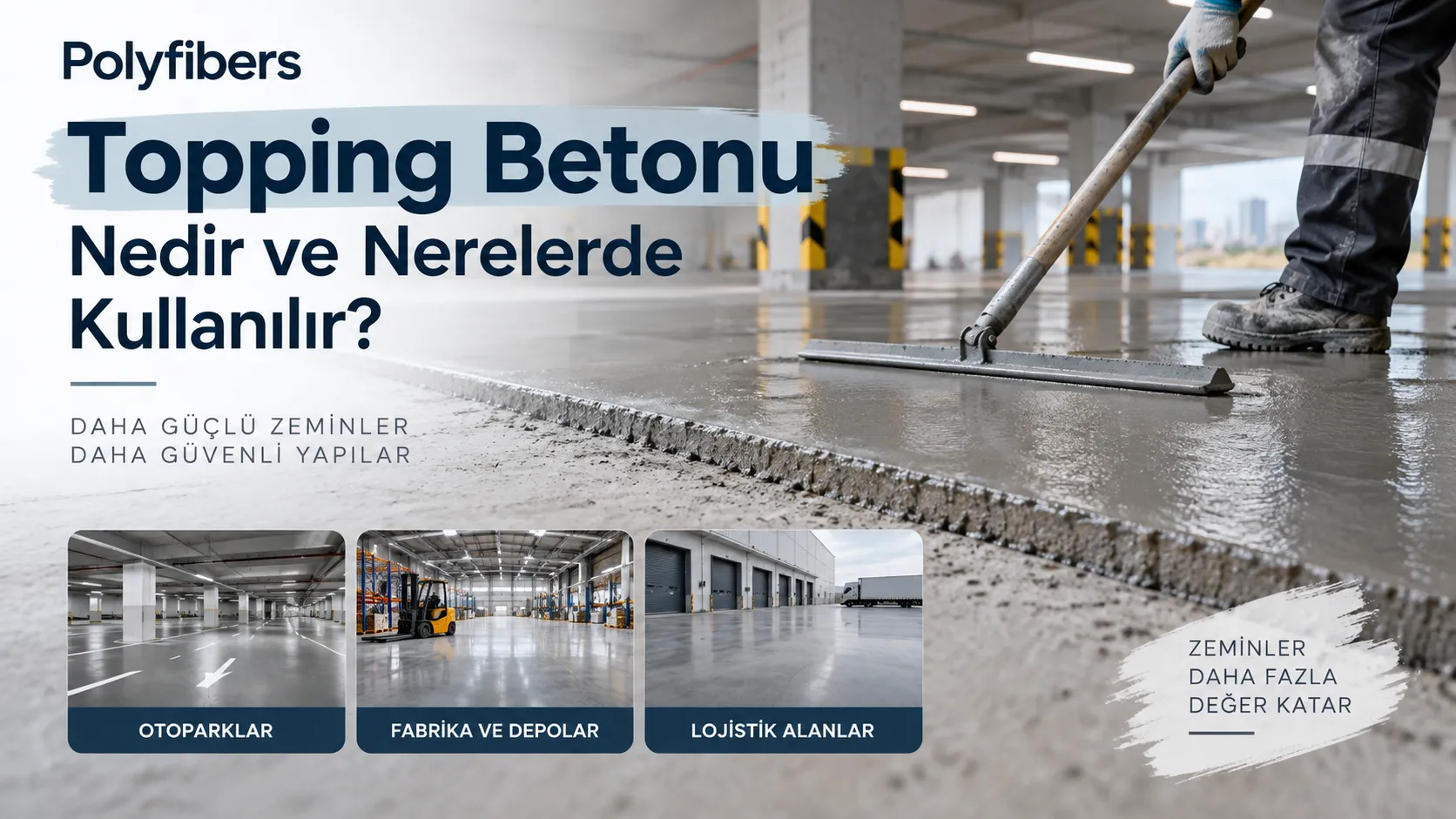 Topping Betonu Nedir ve Nerelerde Kullanılır?