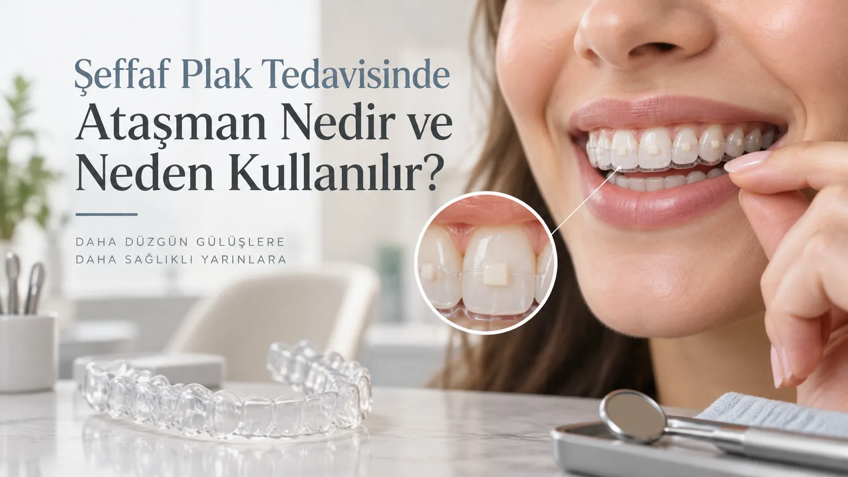 Şeffaf Plak Tedavisinde Ataşman Nedir ve Neden Kullanılır?