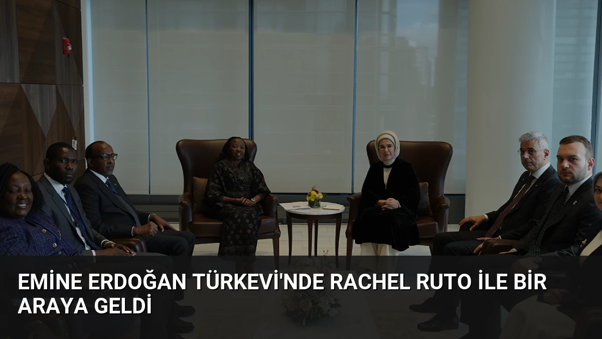 Emine Erdoğan Türkevi’nde Rachel Ruto ile bir araya geldi