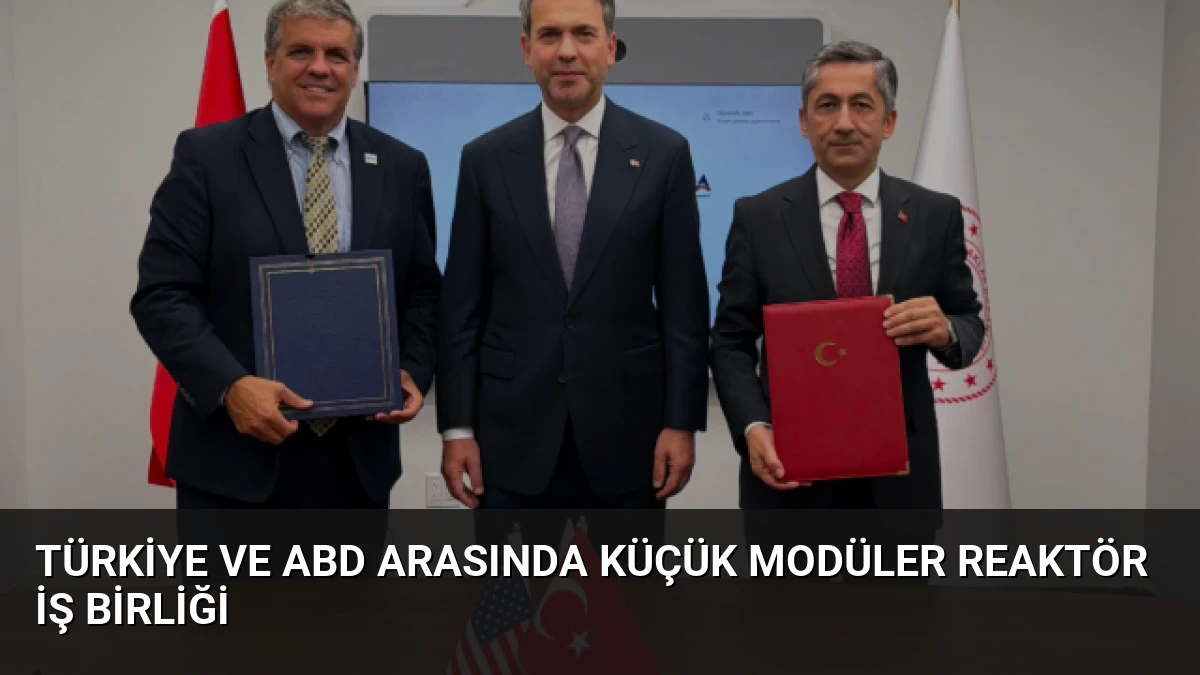 Türkiye ve ABD Arasında Küçük Modüler Reaktör İş Birliği