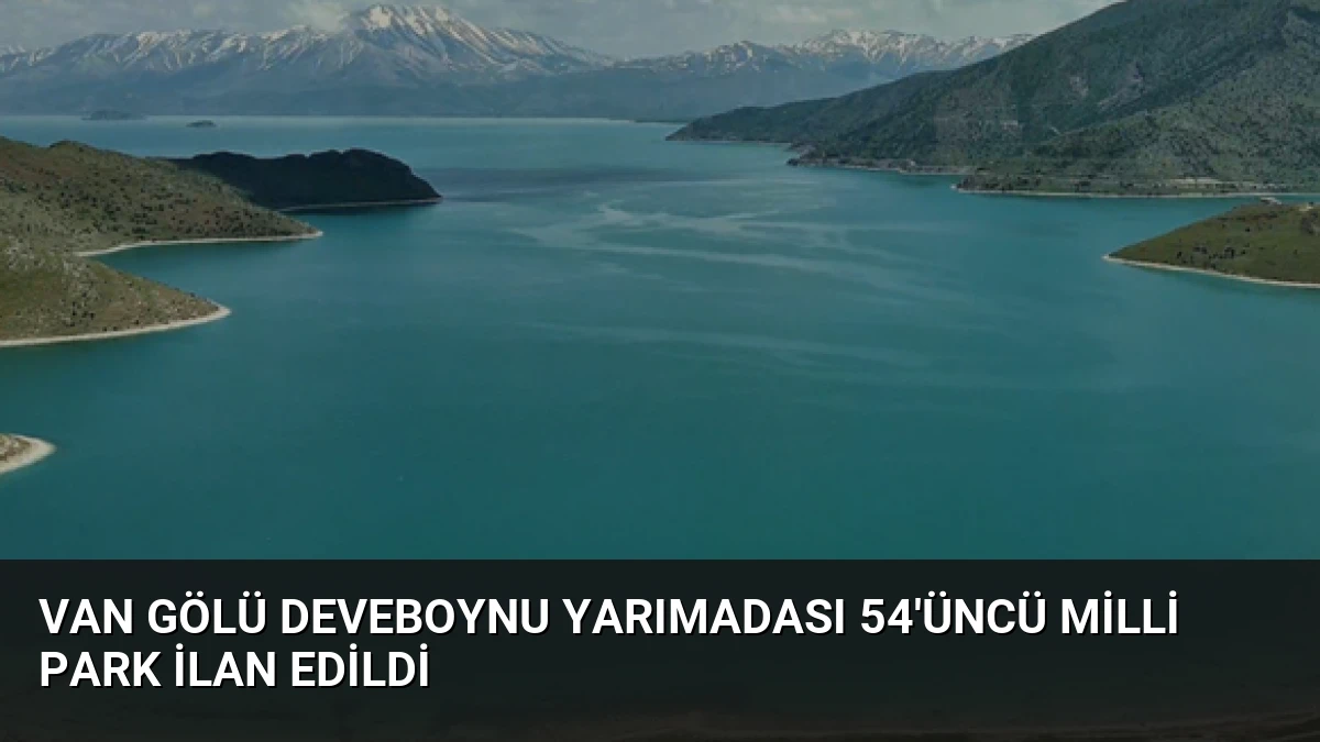 Van Gölü Deveboynu Yarımadası 54’üncü Milli Park İlan Edildi