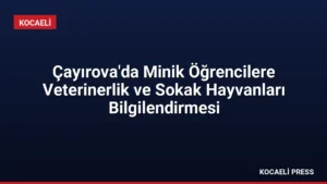 Çayırova’da Minik Öğrencilere Veterinerlik ve Sokak Hayvanları Bilgilendirmesi