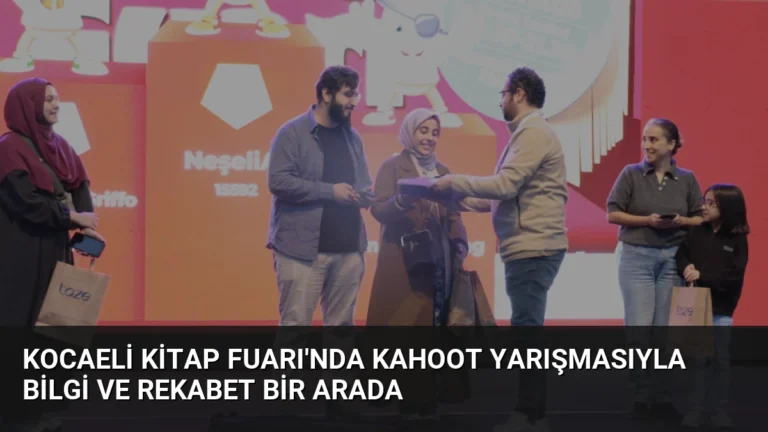 Kocaeli Kitap Fuarı’nda Kahoot Yarışmasıyla Bilgi ve Rekabet Bir Arada